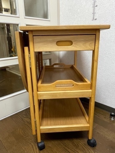 ニトリ　バタフライワゴン　キッチンワゴン
