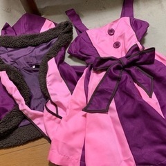 ★ハロウィン仮装用★ Mサイズ チシャ猫ワンピ&ケープセット