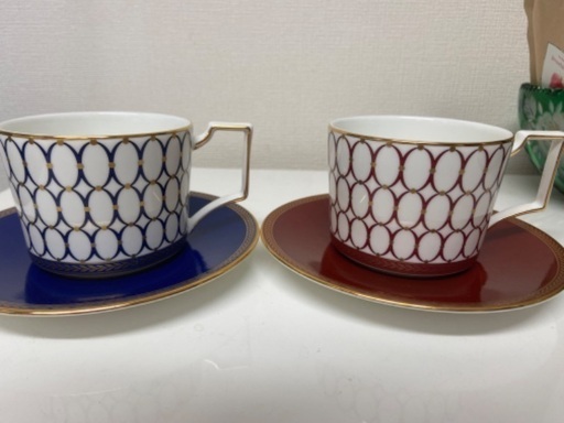 ウェッジウッド  ルネッサンス　ティーカップ・ソーサー　2組