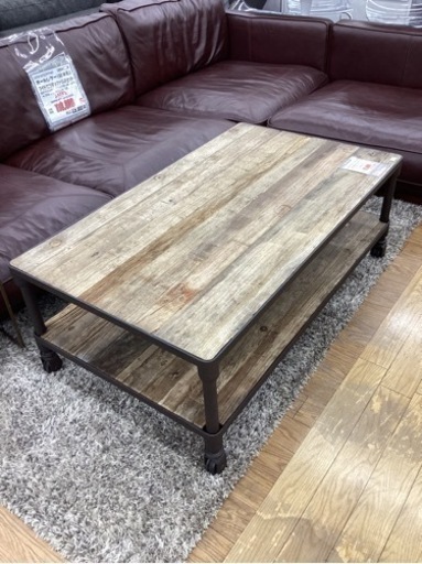 KI-78【新入荷　リサイクル品】コーヒーテーブル　キャスターレッグ