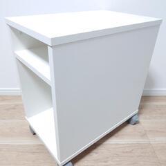 IKEA OLTEDAL ベッドサイドテーブル 白