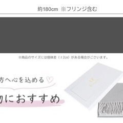 【※プロフ購読必須】【※定価13800円→3800円お買い得！】 100％カシミヤマフラーの画像
