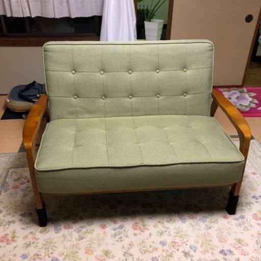 2人掛けソファー　2脚