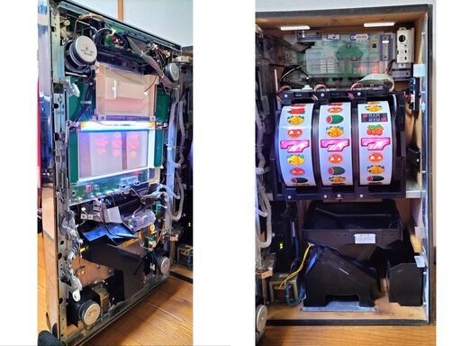 【パチスロ実機】パイオニア★サンサンハナハナ-30【不要機付】レア・希少台