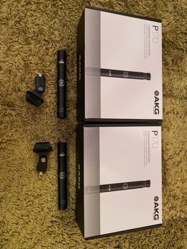 コンデンサマイク　AKG P170 2本セット
