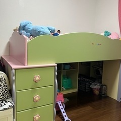 【価格交渉可】子供用ロフトベット　収納多いです