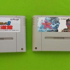 レトロ SFC  プロレスゲーム ソフト セットの画像