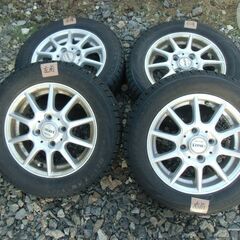 【恵庭市】155/65R13 スタッドレスタイヤ アルミホイール...