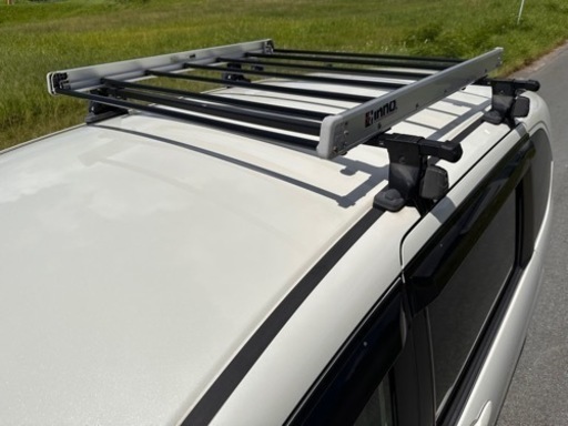 カーメイト ルーフキャリア inno アルミラック100 IN557 シルバー(シンプルデザイン)