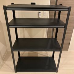 REIBII スチールラック 幅100cm×奥行48cm×高さ1...