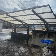カーポート　普通車一台分　アルミ軽量