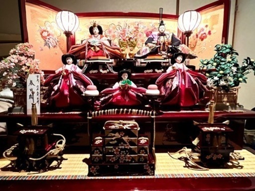 千匠作　雛ごよみ　ひな人形　三段飾り（美品）