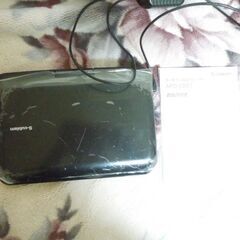 新品未使用のポータブルDVDプレイヤーの画像