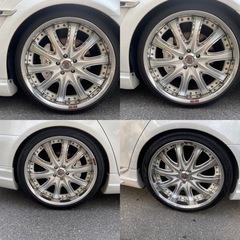 ☆中期レクサスLS600h i pkg ヴァルドエアロコンプリート　クラブリネア　キングラベル22インチ　ヴァルドキャリパー　ローダウン 上品にまとまってます！の画像