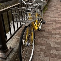 シティーサイクル(ママチャリ）カゴつき