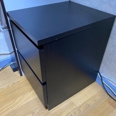 IKEAの2段チェスト MALM マルム（傷あり）