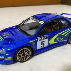 インプレッサGC8 ラリーカー（タミヤ1/24）完成品の画像