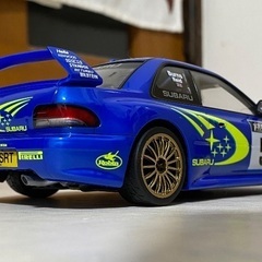 インプレッサGC8 ラリーカー（タミヤ1/24）完成品の画像