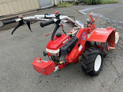 引取限定 ぜひ現物確認をお勧め、初期不良対応OK 使用頻度少ない動作品 マメトラ 小畝成型機BC 6.3馬力 可変ロータリー 耕運機 SRV102B1