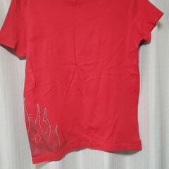 レディースTシャツ👕　炎🔥の画像