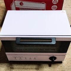 新品同様ピンクのオーブントースターの画像