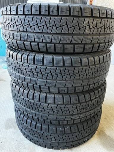 PIRELLI ピレリ 中古スタッドレスセット175/65R14 タイヤ 4本 アルミ ICE ASIMMETRICO ハスラー14×