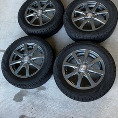 PIRELLI ピレリ 中古スタッドレスセット175/65R14 タイヤ 4本 アルミ ICE ASIMMETRICO ハスラー14×5.5j100/4H45ET