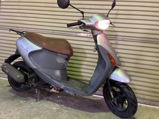 【売約済】実働 BT新品 バリ溝 スズキ CA41A レッツ4  4スト インジェクションバイク 原付 スクーター サイドスタンド付き シルバー