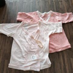 【他の物ご購入で無料】50〜60cm　女の子用ベビー肌着・ロンパース等の画像