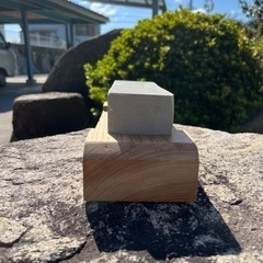 砥石 中研ぎ用台付きの画像