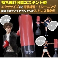 【値下げ】自立型サンドバッグの画像