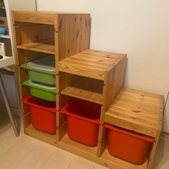 IKEA おもちゃ収納　トロファストの画像