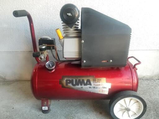 短時間掲載　100V　エアーコンプレッサー　タンク容量30L