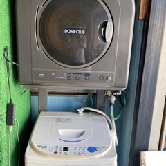 洗濯機と乾燥機の画像