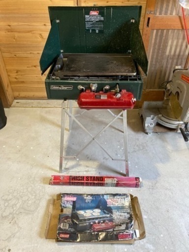 コールマン　ツーバーナー　スタンド　セット