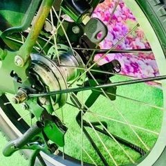 ❶5659子供乗せ電動アシスト自転車YAMAHA 20インチ良好バッテリーの画像