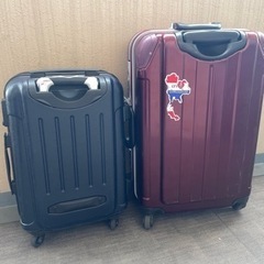 [無料]スーツケース2個セット(9/24.25に取りに来ていただける方限定)の画像