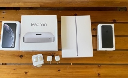iPhone iPad 空箱　充電器　イヤホン