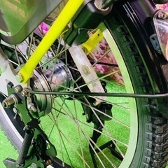 ❶5649子供乗せ電動アシスト自転車YAMAHA 20インチ良好バッテリーの画像