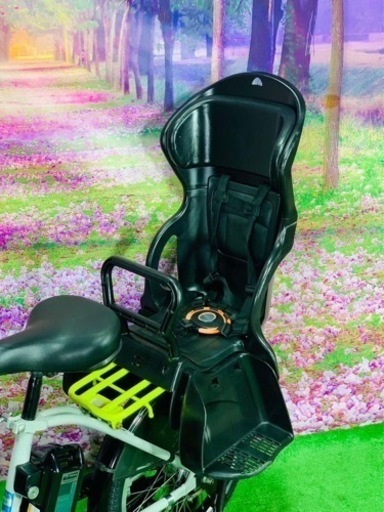 ❷5649子供乗せ電動アシスト自転車YAMAHA 20インチ良好バッテリー