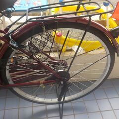 ID084786　２６インチ自転車（ギア無し）美品の画像