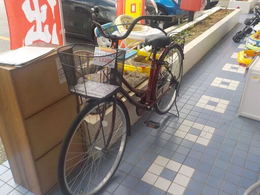 ID084786　２６インチ自転車（ギア無し）美品