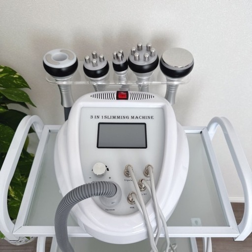 【新品】5in1 キャビテーション＋光ラジオ+バキューム+LED 痩身マシン