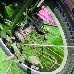 ❶5607子供乗せ電動アシスト自転車ブリヂストン20インチ良好バッテリーの画像