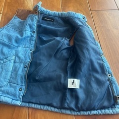 デニムベスト　120の画像