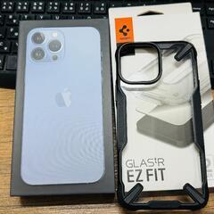 極美品】iPhone13 Pro Max 512GB シエラブルー (ケース、強化ガラス1枚