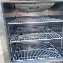 ☆中古品 ホシザキ業務用冷蔵庫 HR-75A3 3相200V 2018年 750ｘ800ｘ1900ｍｍ 縦型 2枚扉 インバーター 動作問題なし☆の画像