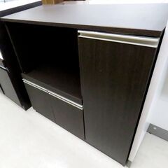 北海道 千歳市/恵庭市 近郊配送 ニトリ キッチンボード ブラウン 収納家具 店頭でのお受け渡し大歓迎 