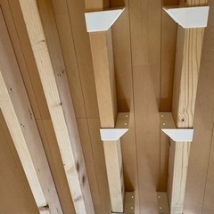 【お取引が決まりました】2×4材　ディアウォール　棚受け　棚板　セット　ツーバイ材　ラブリコ　棚　の画像