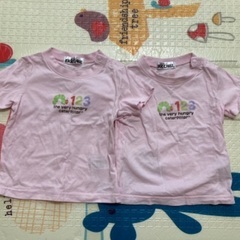 【子ども用品】 90㎝の　はらぺこあおむし　半袖Ｔシャツ　1着150円